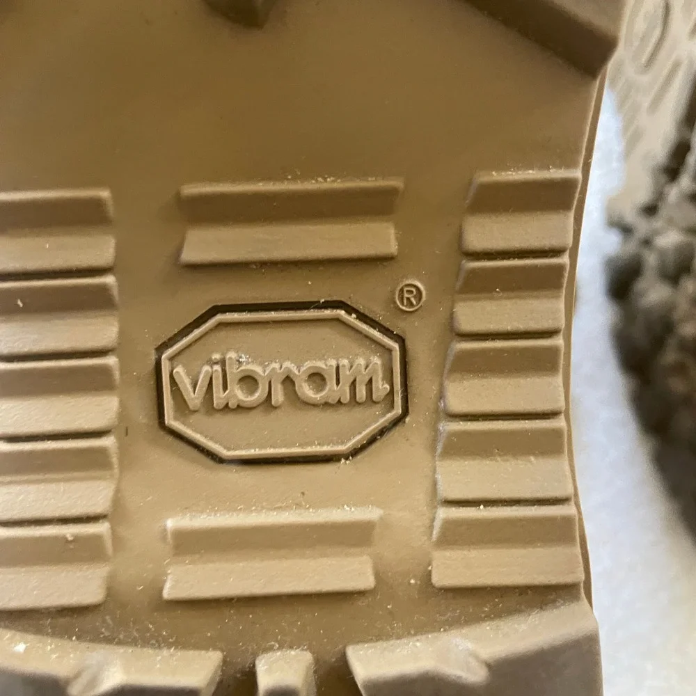 Altama Combat Boots‎ Mens 5R Tan Suede Vibram Military Flight SPE1C1